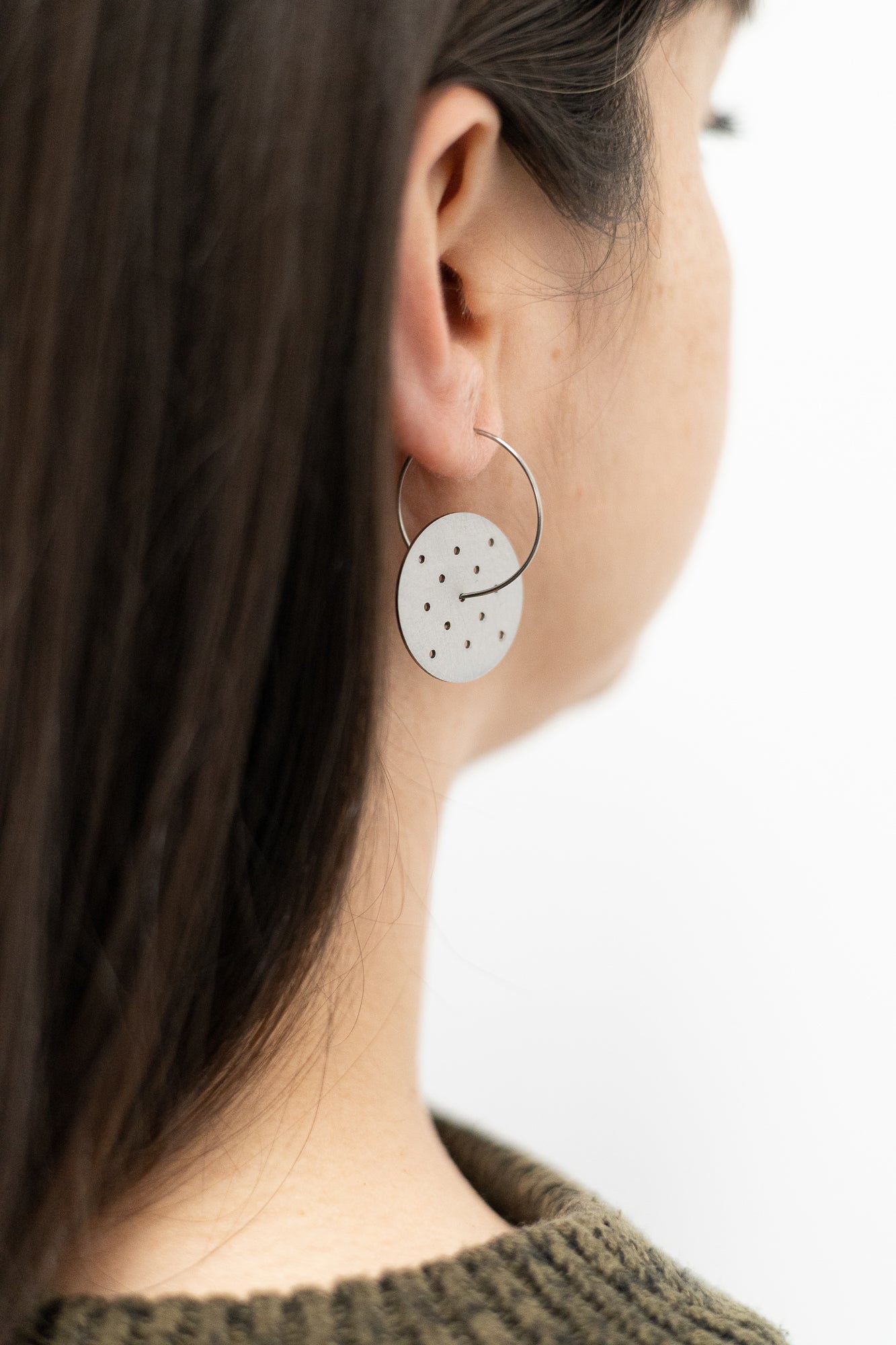 Perforated Earrings - Small